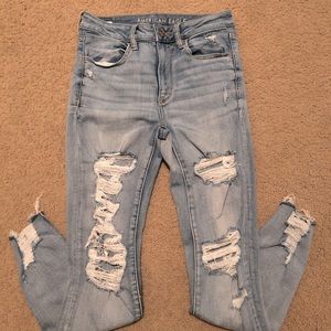 American eagle hi rise jeggings